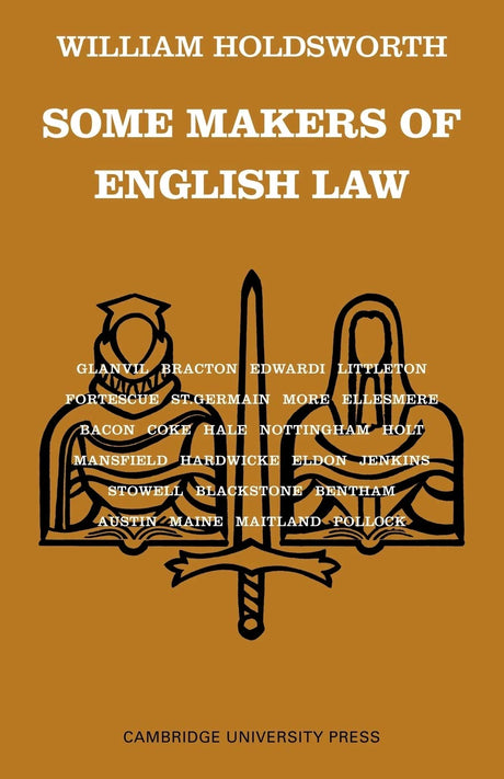 Some Makers of English Law - Retail Maharaj