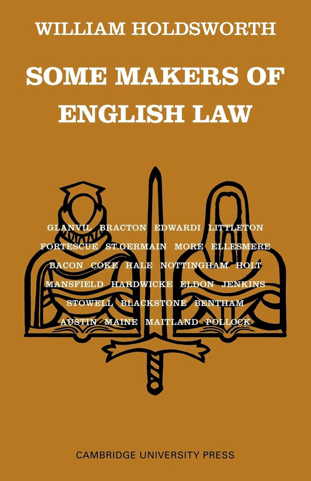 Some Makers of English Law - Retail Maharaj