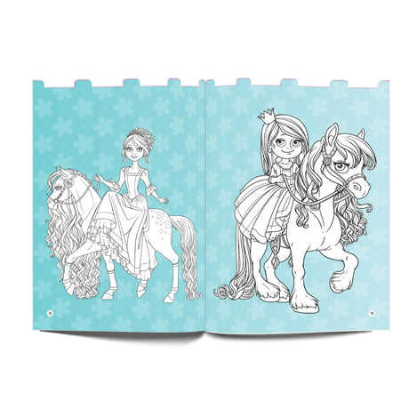 Princesses - Coloring and Sticker Activity Book (With 150+ Stickers) - Retail Maharaj