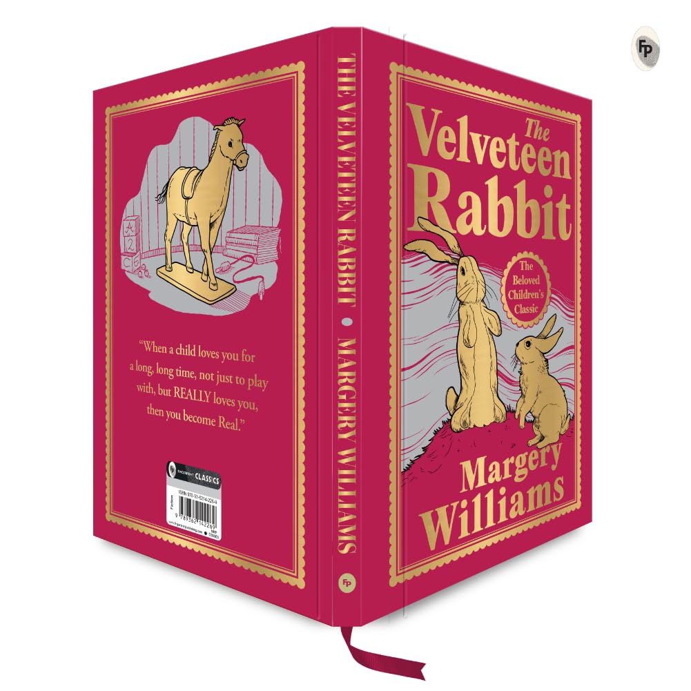 The Velveteen Rabbit (Deluxe Hardbound Edition): With Gilded Edges, Has 1 Ribbon Bookmarker (Fingerprint Classics) - Retail Maharaj