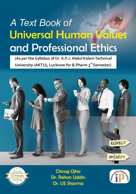 A Textbook of Universal Human Values and Professional Ethics for B.Pharm 3rd Semester (First Edition, 2025) - Retail Maharaj