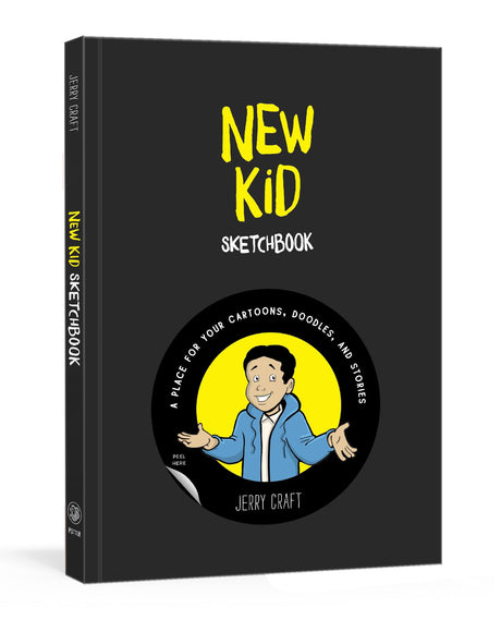 New Kid Sketchbook: A Place for Your Cartoons, Doodles, and Stories - Retail Maharaj