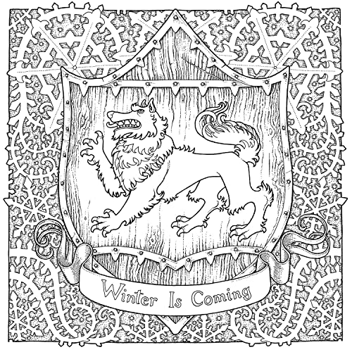 The Official A Game of Thrones - Colouring Book - Retail Maharaj
