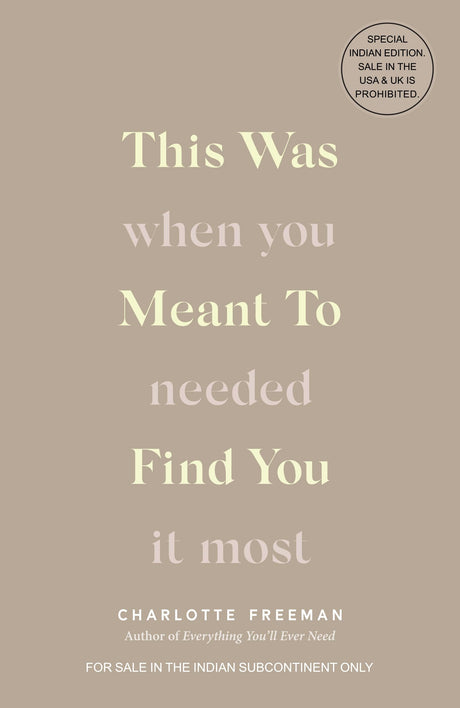 This Was Meant to Find You: When You Needed It Most (English) - Retail Maharaj
