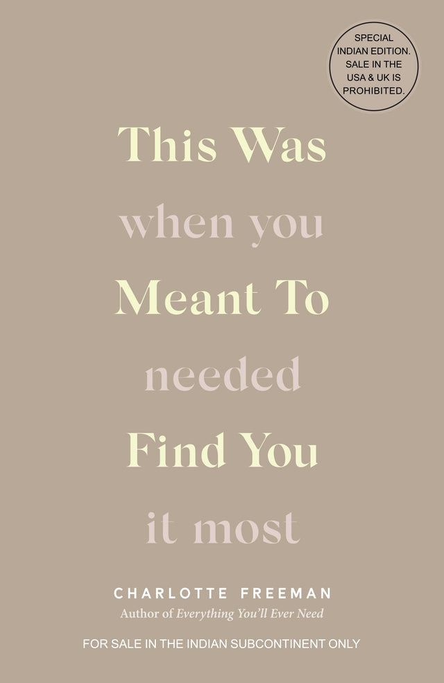 This Was Meant to Find You: When You Needed It Most (English) - Retail Maharaj