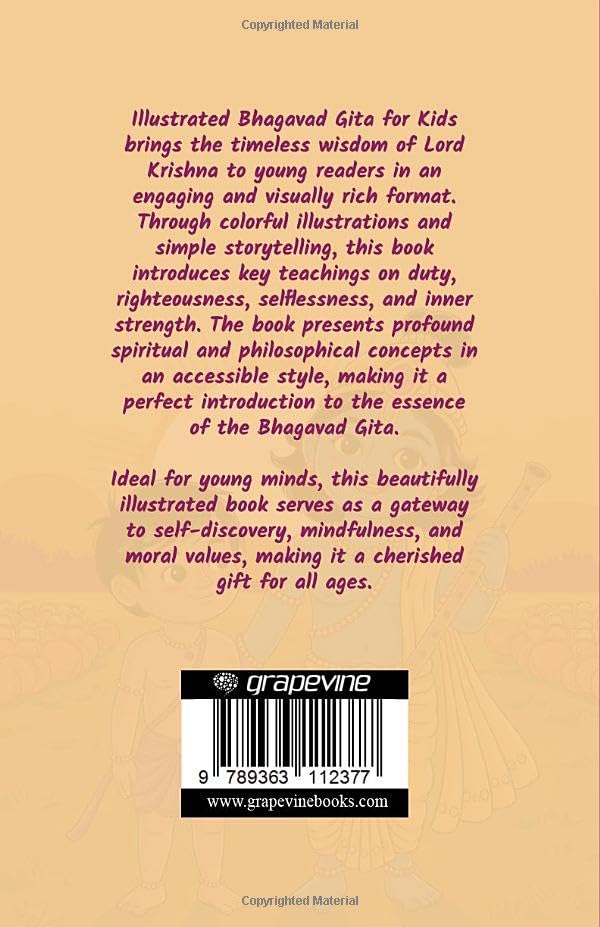 Illustrated Bhagavad Gita for Kids: A Graphic Story of Lord Krishna’s Teachings for Young Readers (Ideal for Ages 4-6, 7-8, 8-12) | A Perfect Gift for Children, Teens, and Adults - Retail Maharaj