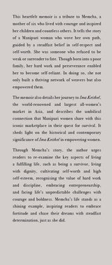 Weaving Dreams – Ima’s Memoir of Empowerment: A Life Entwined with Manipur’s Rich Legacy - Retail Maharaj