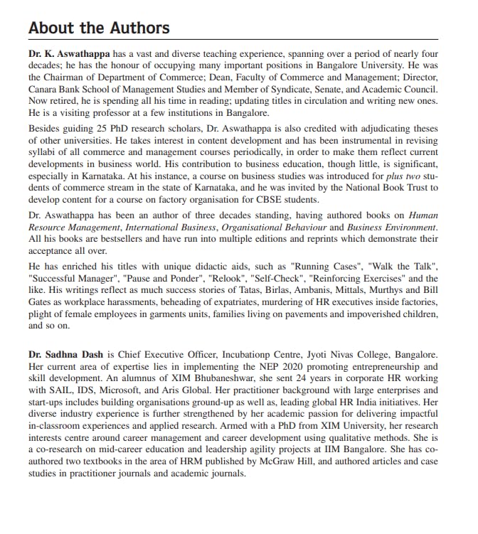 Human Resource Management: Text and Cases | 10th Edition | K Aswathappa & Sadhna Dash - Retail Maharaj