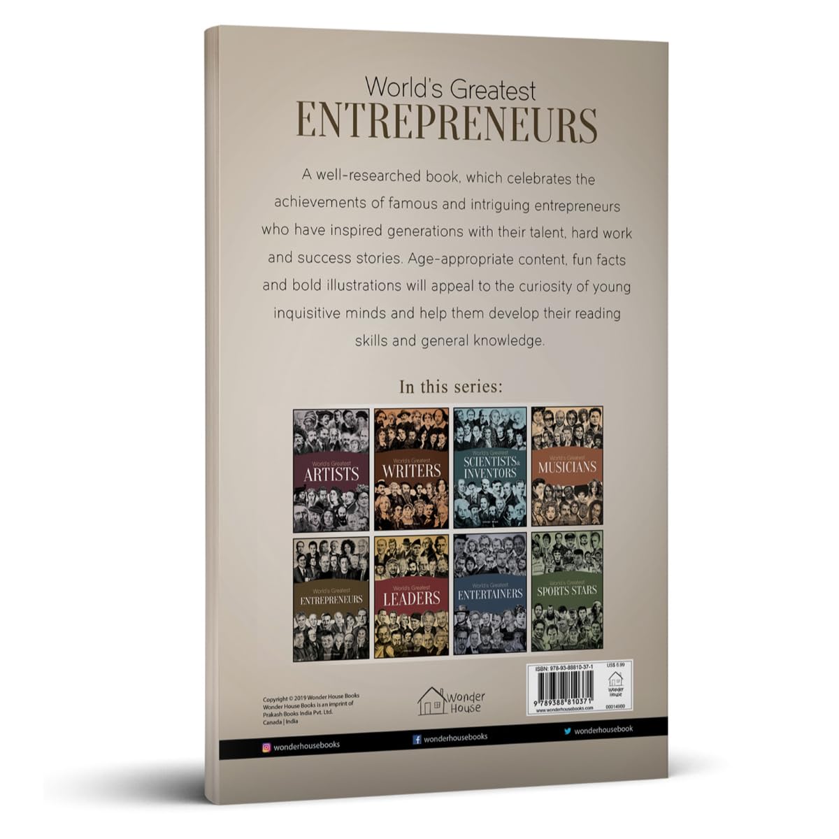 World's Greatest Entrepreneurs: Biographies of Inspirational Personalities For Kids - Retail Maharaj