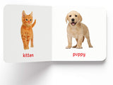 My First Book of Baby Animals | First Animal Board Book for Babies, Toddlers & Preschoolers | Learn About Cute Baby Animals with Bright, Adorable Pictures | Early Learning Book for Kids Ages 0-3 Years - Retail Maharaj