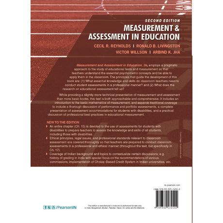 MEASUREMENT AND ASSESSMENT IN EDUCATION - Retail Maharaj