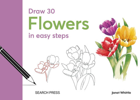 Draw 30: Flowers: in easy steps - Retail Maharaj