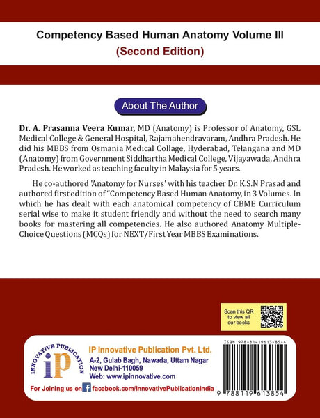 Competency Based Human Anatomy Volume III (Second Edition) - Retail Maharaj