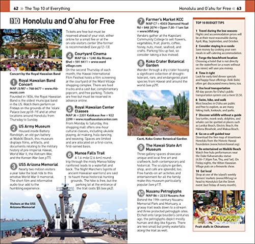 DK Eyewitness Top 10 Honolulu and O'ahu - Retail Maharaj