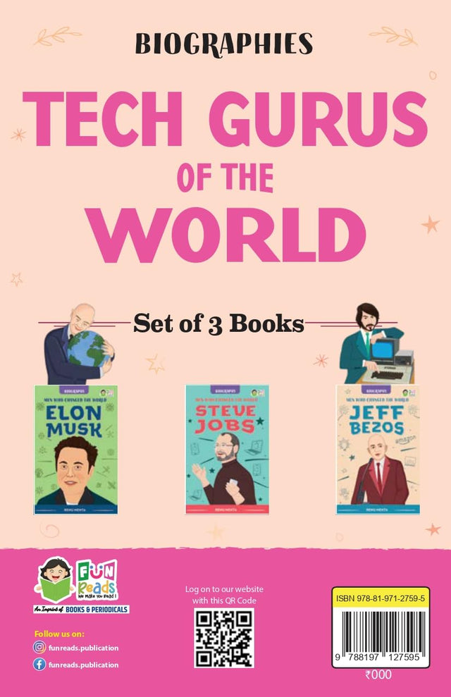 FUN READS : TECH GURUS OF THE WORLD (STEVE JOBS, JEFF BEGOZ, ELON MUSK) - Retail Maharaj