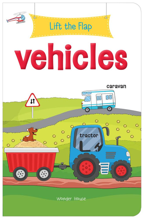 Lift the Flap - Vehicles : Early Learning Novelty Board Book For Children - Retail Maharaj