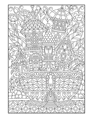 Creative Haven Whimsical Houses Coloring Book - Retail Maharaj