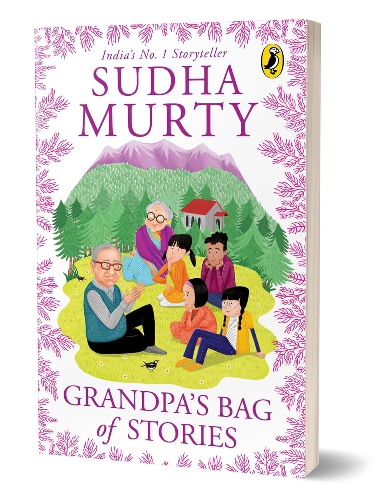 Grandpa’s Bag of Stories by Sudha Murty | Engaging Illustrated Stories of Indian Culture and Values | Perfect Read-Aloud for Kids | Ages 7+ - Retail Maharaj