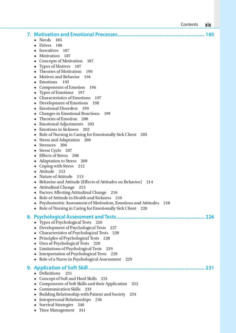 APPLIED PSYCHOLOGY FOR NURSES (SEMESTER I) - Retail Maharaj