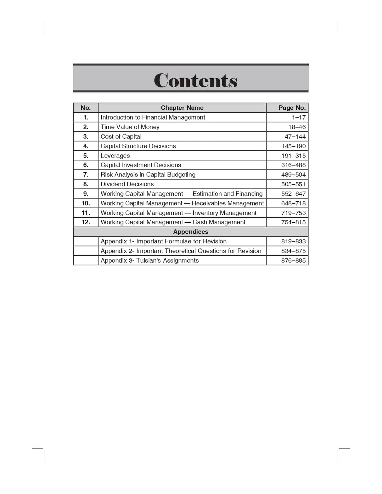 Tulsian's Financial Management : A Self-Study Textbook - Retail Maharaj