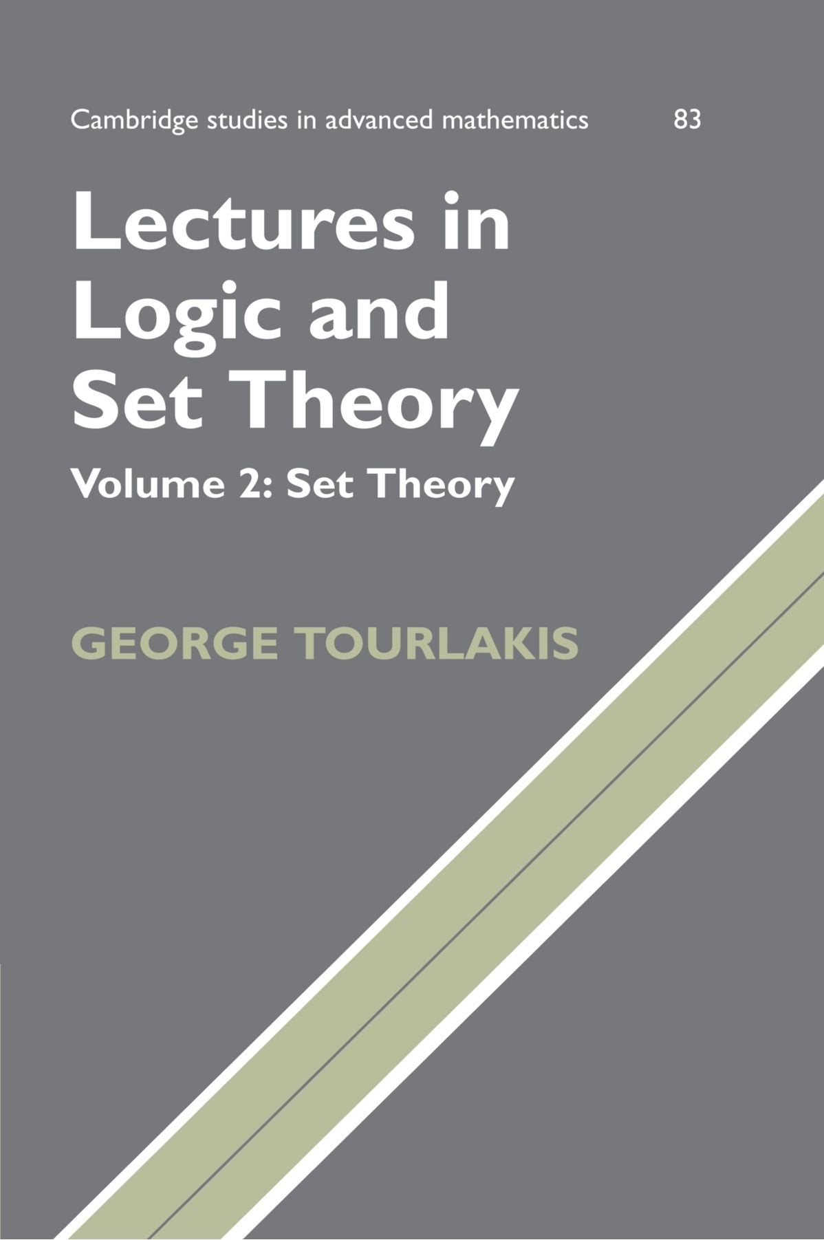 Lectures in Logic and Set Theory - Retail Maharaj