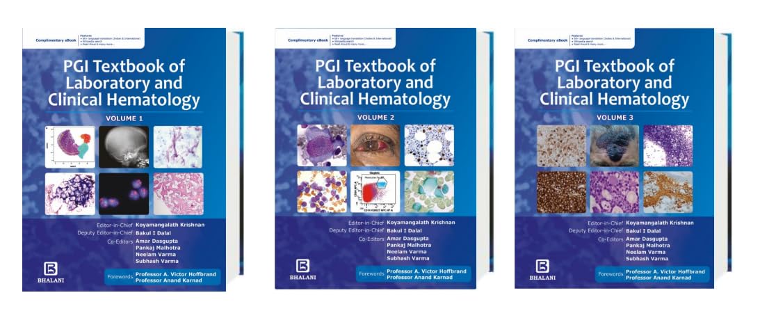 PGI Textbook of Laboratory & Clinical Hematology, 3 Volume Set, 1e - Retail Maharaj
