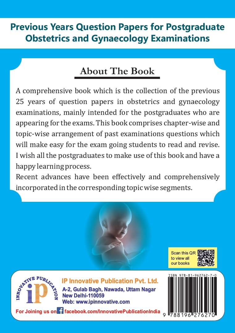 Previous Years Question Papers for Postgraduate Obstetrics and Gynaecology Examination- 3rd Edition - Retail Maharaj
