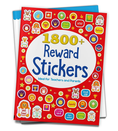 1800+ Reward Stickers - Ideal For Teachers And Parents: Sticker Book With Over 1800 Stickers to Boost The Morale of Kids - Retail Maharaj