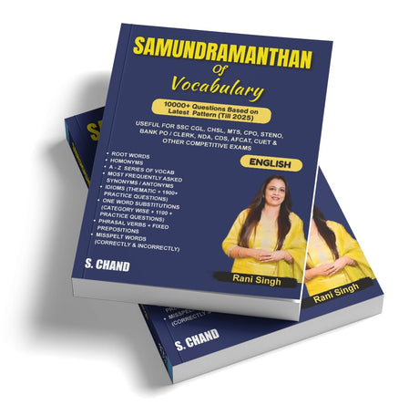 Samundramanthan of Vocabulary (Vocab) Book 2025 - 2026 for All Competitive Exams SSC CGL CHSL MTS CPO STENO, Banking Exam, Bank PO/ Clerk, NDA, CDS, ... Beginners & Advanced Learner) - S Chand Books - Retail Maharaj