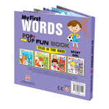Hello Friend My First Words Pop Up Fun Book With 5 Spreads - Retail Maharaj