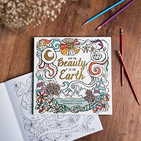 For the Beauty of the Earth: A Coloring Book to Celebrate the Wonder of Creation: A Nature Coloring Book - Retail Maharaj