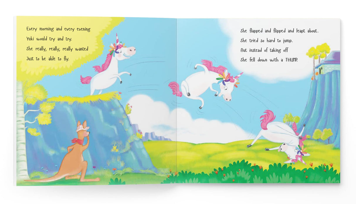 Yuki The Unicorn: A Fun Story About Making the Most of Things [The Always Happy Series] Age Group: 5+ - Retail Maharaj