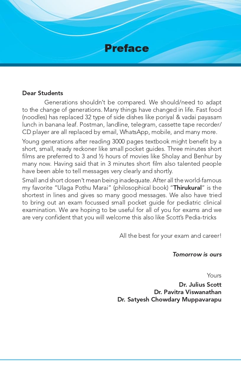 Baby Scott's Pedia-Tricks (Pocket Guide for Clinical Case, History Taking and Exam) 1st/2023 - Retail Maharaj