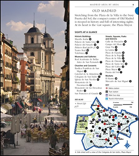 DK Madrid Pocket Map and Guide - Retail Maharaj