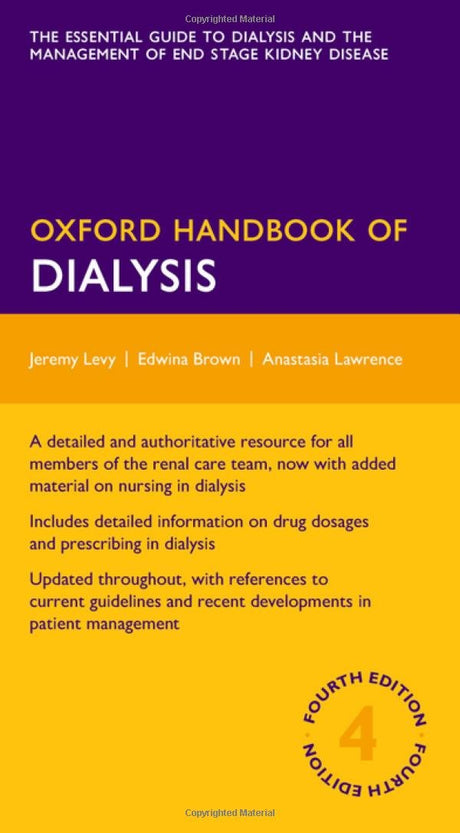 OXFORD HANDBOOK OF DIALYSIS 4E - Retail Maharaj