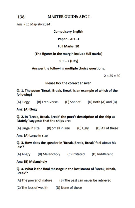 Compulsory English | 1st semester | C.U | AEC -1 By SANKAR SEN - Retail Maharaj