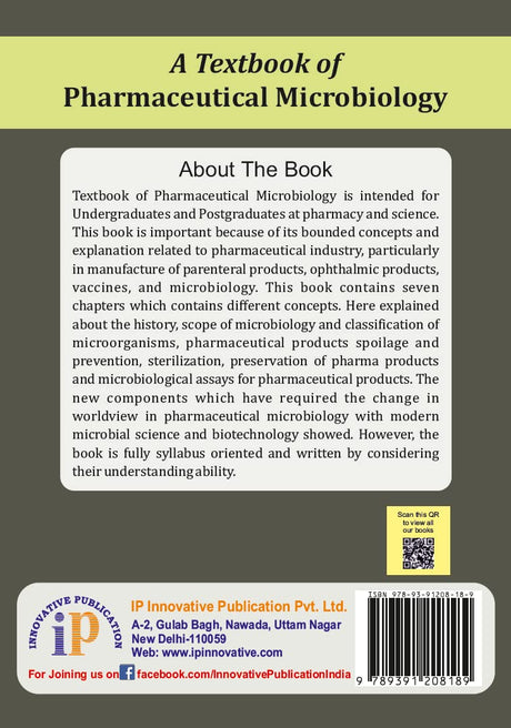 A Textbook of Pharmaceutical Microbiology For Pharmacy, Medical Sciences, and Life Sciences - Retail Maharaj