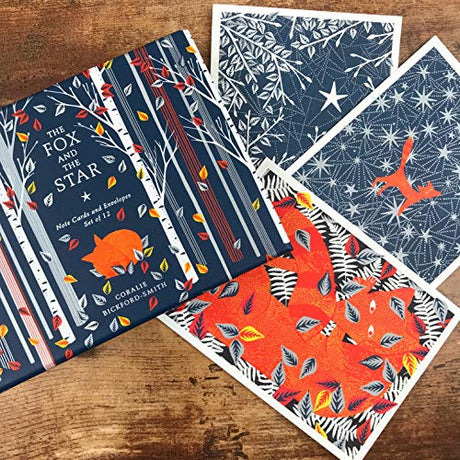 The Fox and the Star: Note Cards and Envelopes: Set of 12 - Retail Maharaj