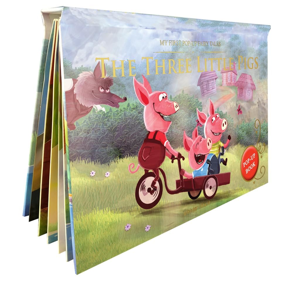 My First Pop-Up Fairy Tales - Three Little Pigs : Pop up Books for children - Retail Maharaj