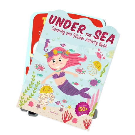 Under The Sea - Coloring and Sticker Activity Book (With 150+ Stickers) - Retail Maharaj