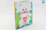 Booktopus Hug Me Hand Puppet Board Book - Little Bunny Interactive Bedtime Story with Soft Arms - Early Learning Books for Kids 4+ Years - (Hug Me Board Book) - Retail Maharaj