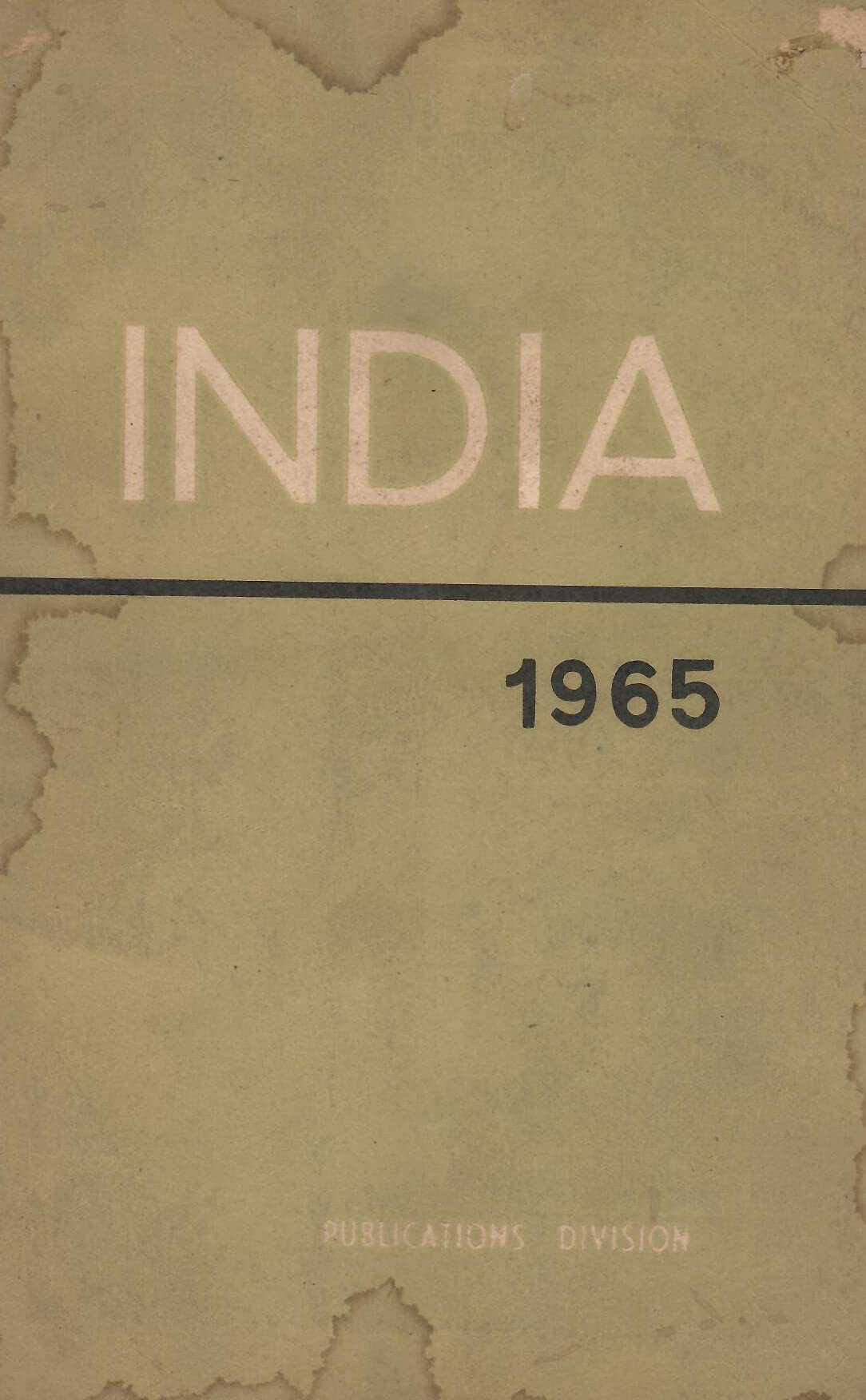 India - A Reference Annual 1965 [Hardcover] Publication Division