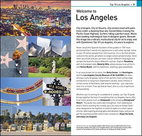 DK Eyewitness Top 10 Los Angeles (Pocket Travel Guide) - Retail Maharaj