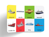 My First 100 Things That Move: Padded Board Book for Kids | Learn About Cars, Trucks, Trains, Planes, Ships & More with Bright Pictures | Early Learning Book for Babies, Toddlers & Preschoolers | Ages 0–5 Years - Retail Maharaj