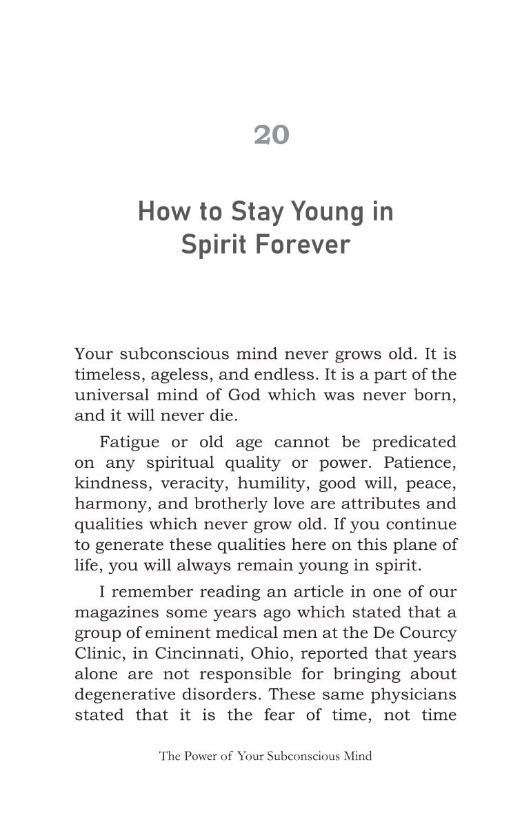 The Power Of Your Subconscious Mind By Joseph Murphy