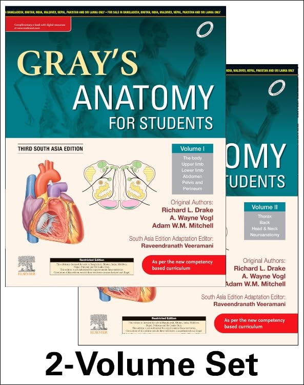 Gray's Anatomy for Students, 3rd South Asia Edition (Two Volume Set) - Retail Maharaj