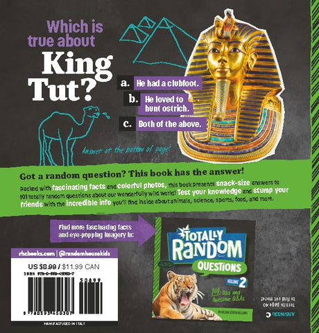 Totally Random Questions Volume 1: 101 Wild and Weird Q&As - Retail Maharaj