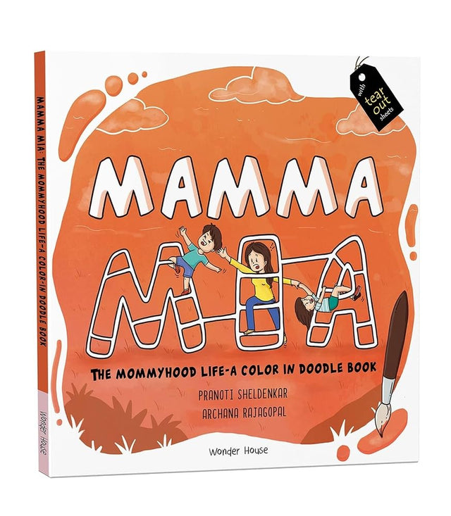Mamma Mia : The Mommyhood Life - A Color-IN Doodle Book - Retail Maharaj