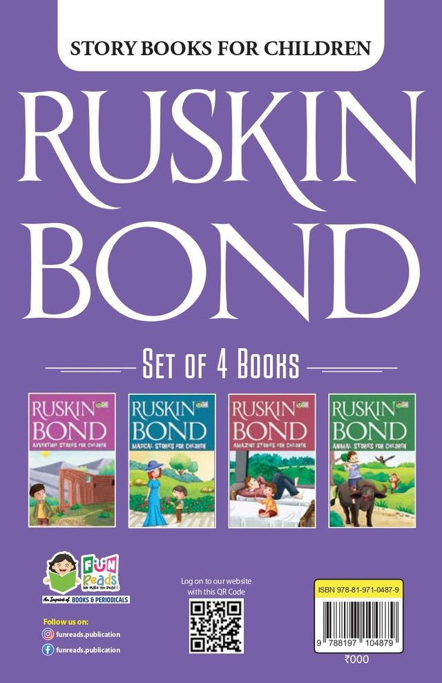 RUSKIN BOND (STORIES FOR KIDS - SET OF 4 BOOKS) - Retail Maharaj
