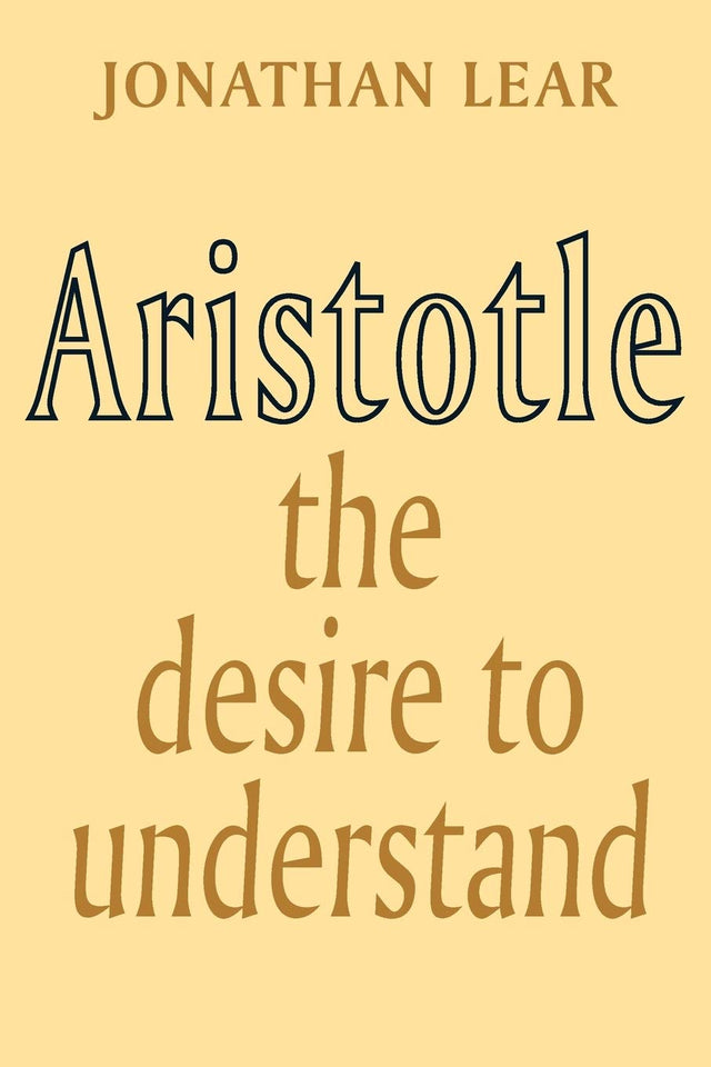 Aristotle: The Desire to Understand - Retail Maharaj